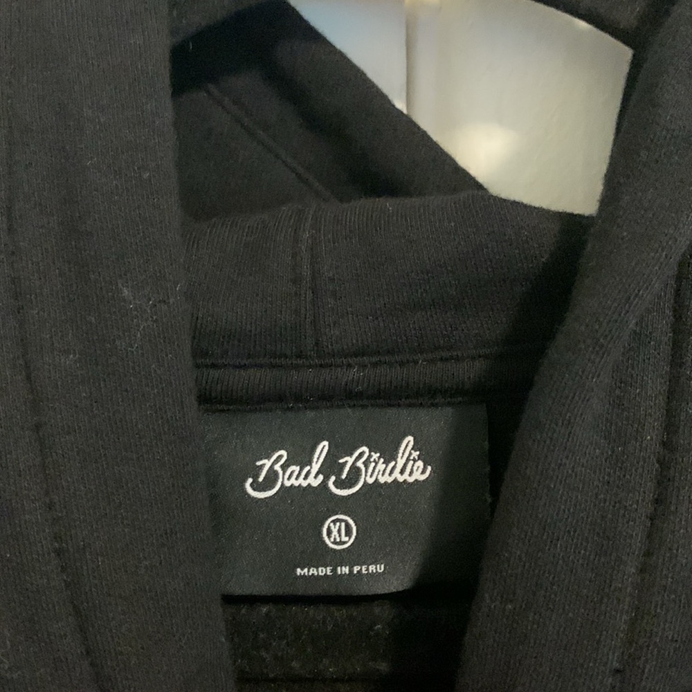 ⚡️Men's bad Birdie Black rec league Hoodie! NWT - Picture 2 of 5